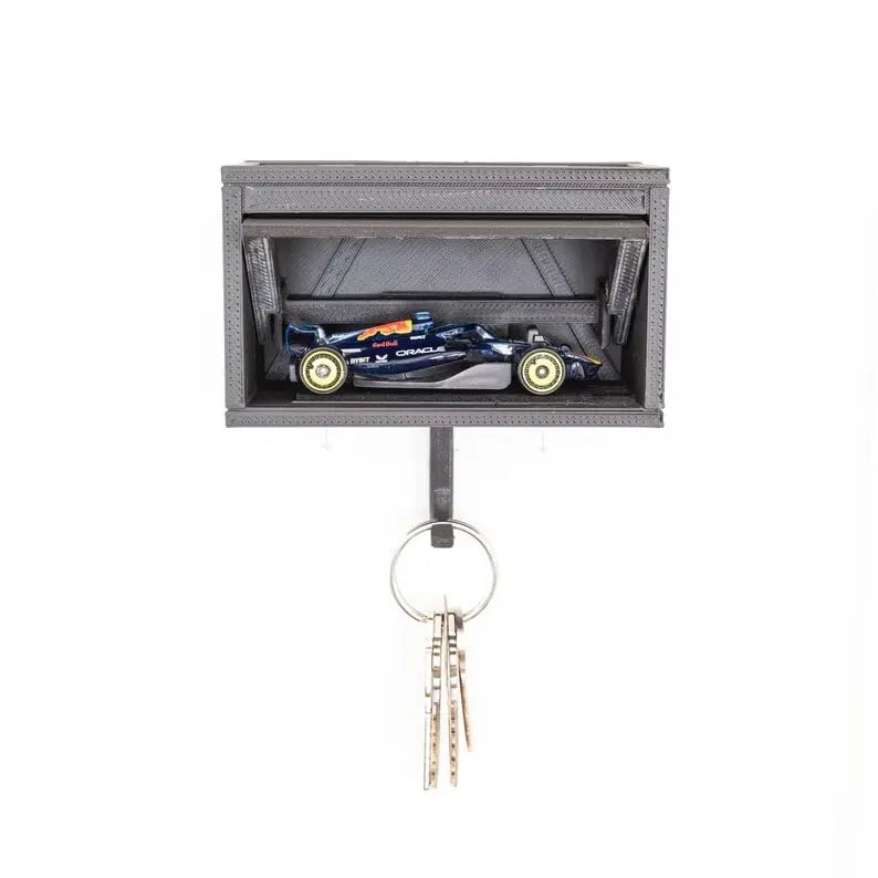 Sikunuo | Industrial Key Holder for Wall Mounting – 3D Printed Garage Look with Motion Effect