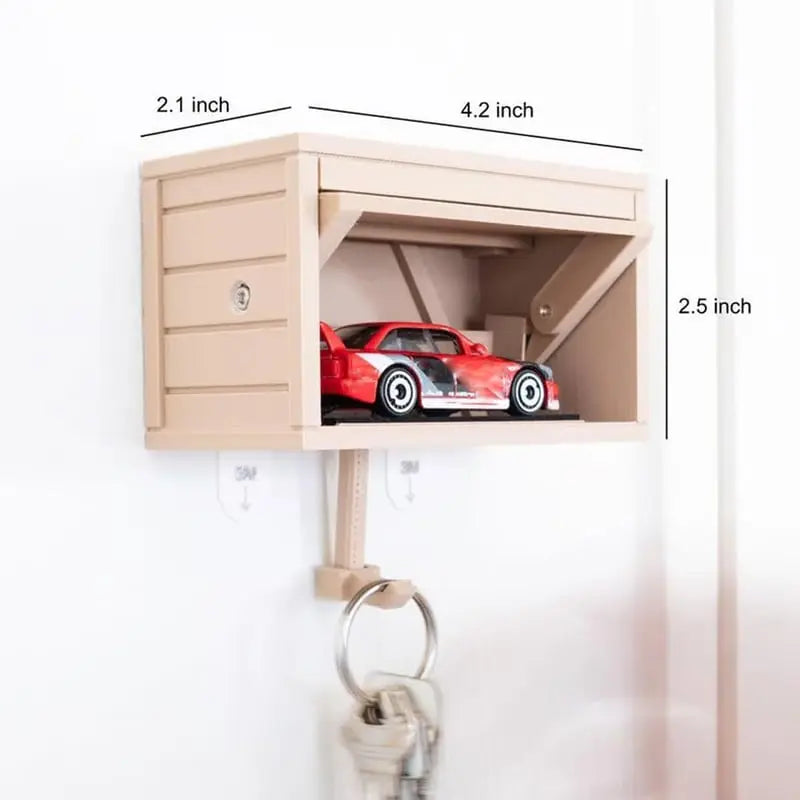 Sikunuo | Industrial Key Holder for Wall Mounting – 3D Printed Garage Look with Motion Effect