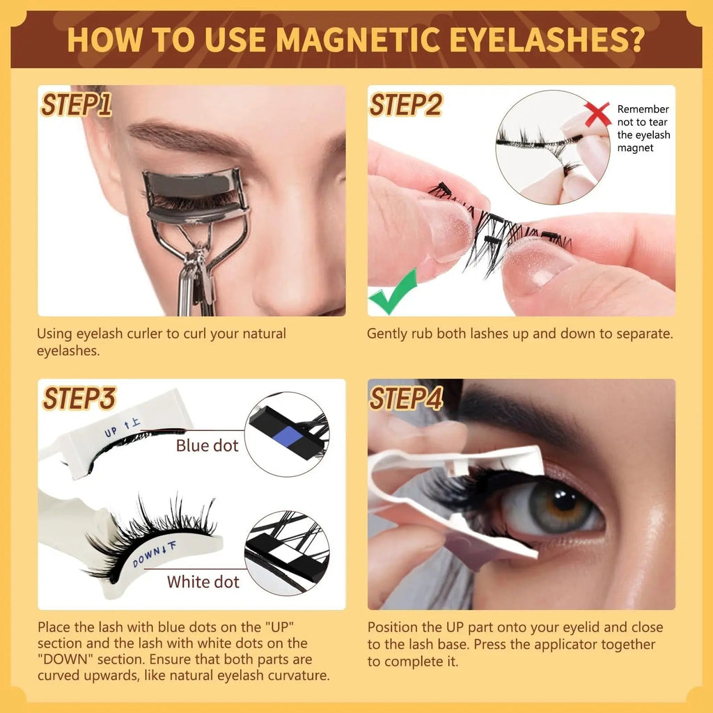 Sikunuo | Innovative Magnetic Eyelashes – no burning, no smudging