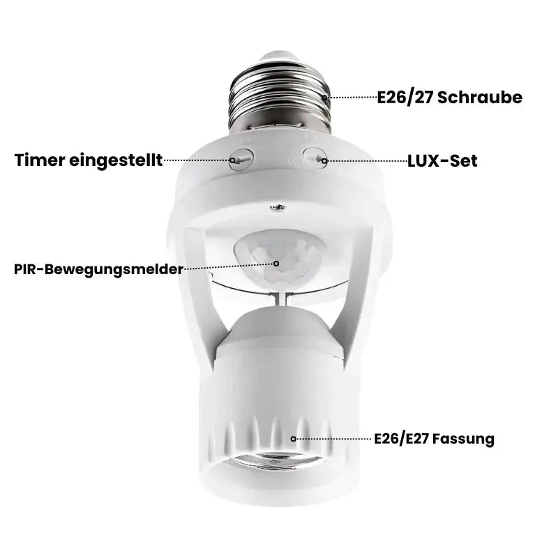 Sikunuo | Intelligent motion sensor with adjustable time and light