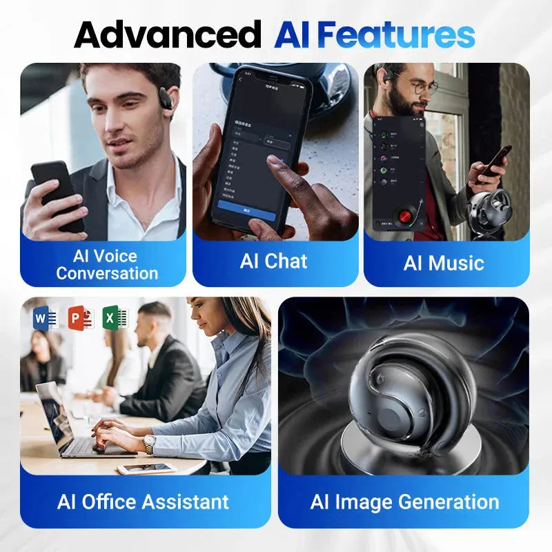 Sikunuo | Wireless Bluetooth Translation Earbuds – Real-Time Language Assistance Worldwide