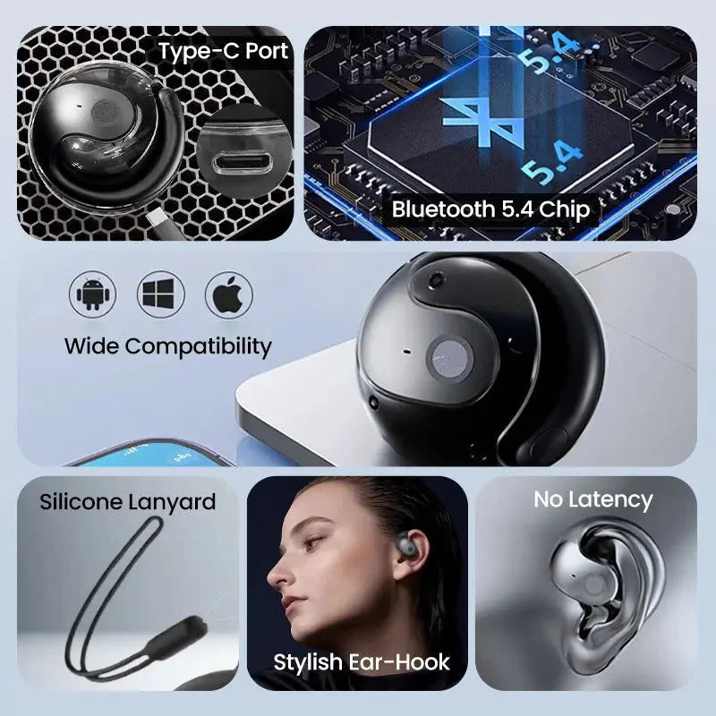 Sikunuo | Wireless Bluetooth Translation Earbuds – Real-Time Language Assistance Worldwide