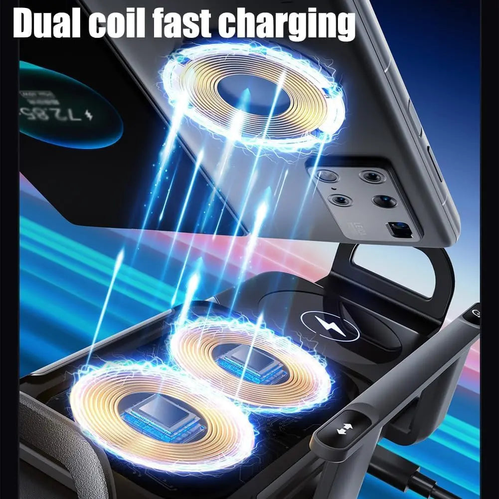 Sikunuo | Wireless Phone Holder for Car with Fast Charging