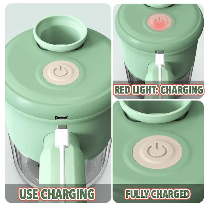 Sikunuo | Cordless Multifunction Electric Mill – Effortless Cutting, Chopping & Cleaning