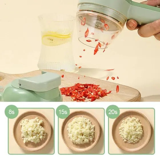 Sikunuo | Cordless Multifunction Electric Mill – Effortless Cutting, Chopping & Cleaning