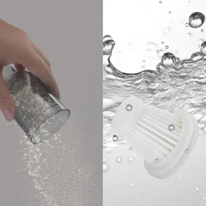 Sikunuo | Wireless 3-in-1 Mini Vacuum Cleaner – Vacuuming, Blowing & Brushing in one