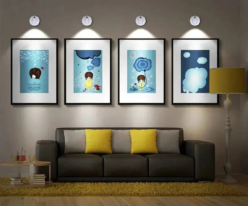 Sikunuo | Wireless LED Spotlight – Flexible, Dimmable, Stylish