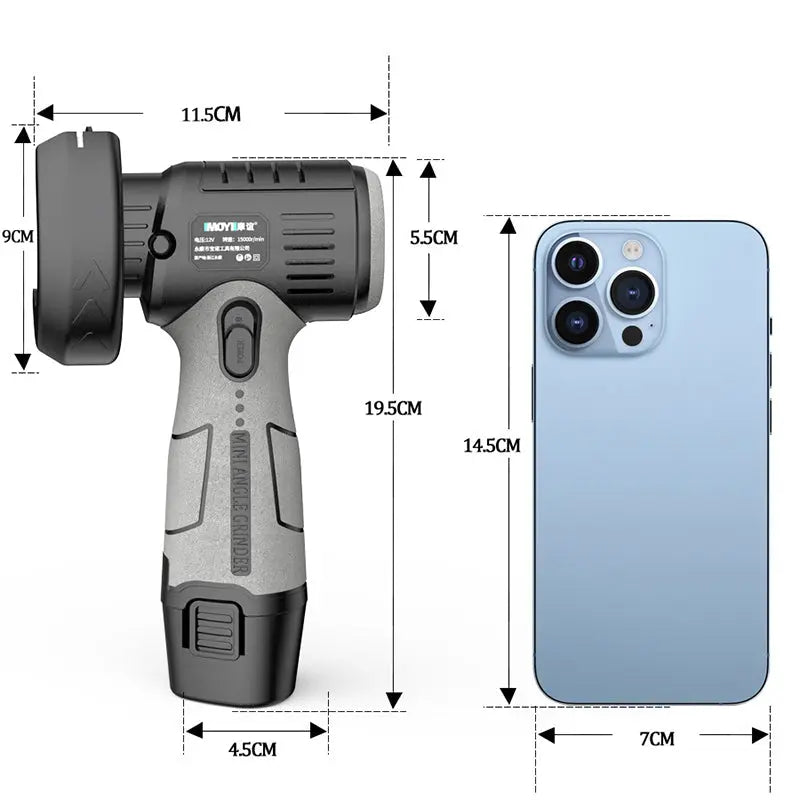 Sikunuo | Cordless Mini Angle Grinder with Cutting Disc