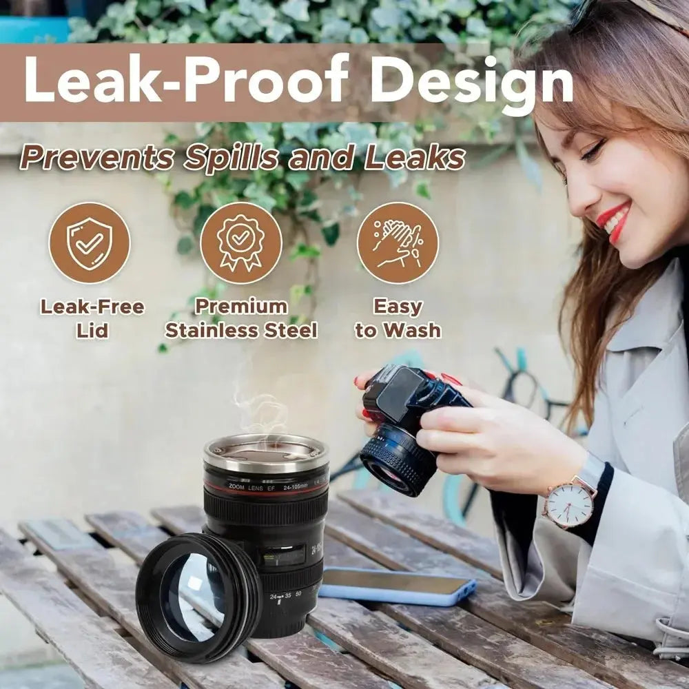 Sikunuo | Camera Lens Mug – Insulating and decorative