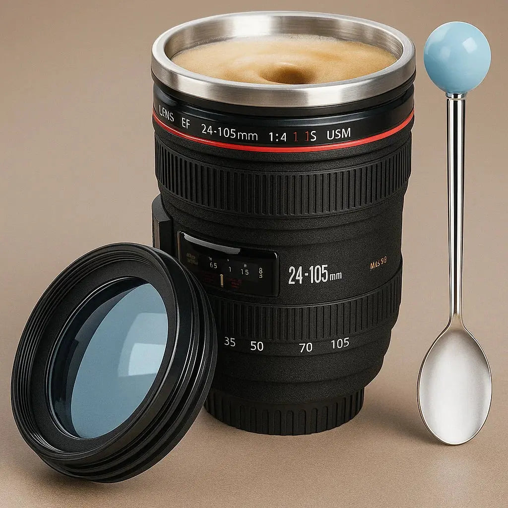 Sikunuo | Camera Lens Mug – Insulating and decorative