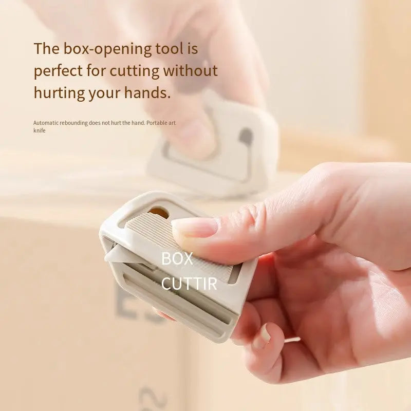 Sikunuo | Ceramic box cutter – With automatic blade retraction & magnet function