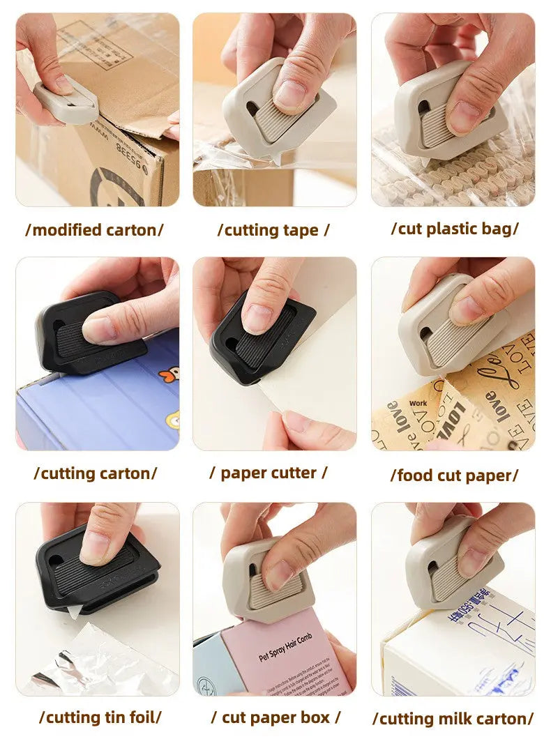 Sikunuo | Ceramic box cutter – With automatic blade retraction & magnet function