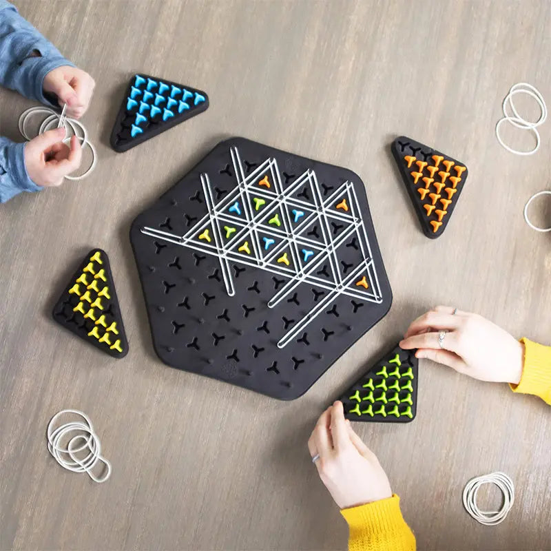 Sikunuo | Chain Triangle Strategy Game – elegant thinking game for 2–4 players