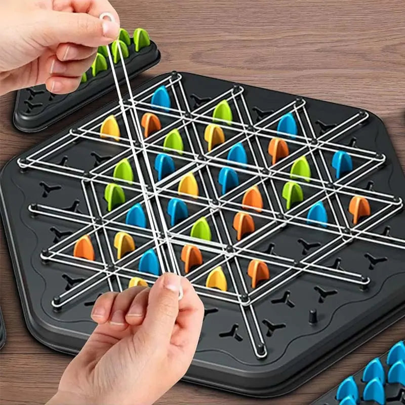 Sikunuo | Chain Triangle Strategy Game – elegant thinking game for 2–4 players