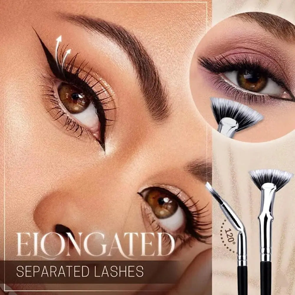 Sikunuo |  I Folding Eyelash Brush with Angled Head – Perfect for Hectic Mornings