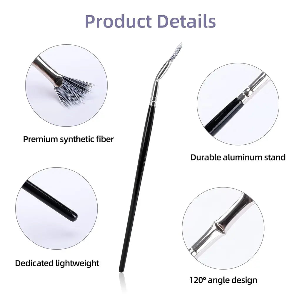 Sikunuo |  I Folding Eyelash Brush with Angled Head – Perfect for Hectic Mornings