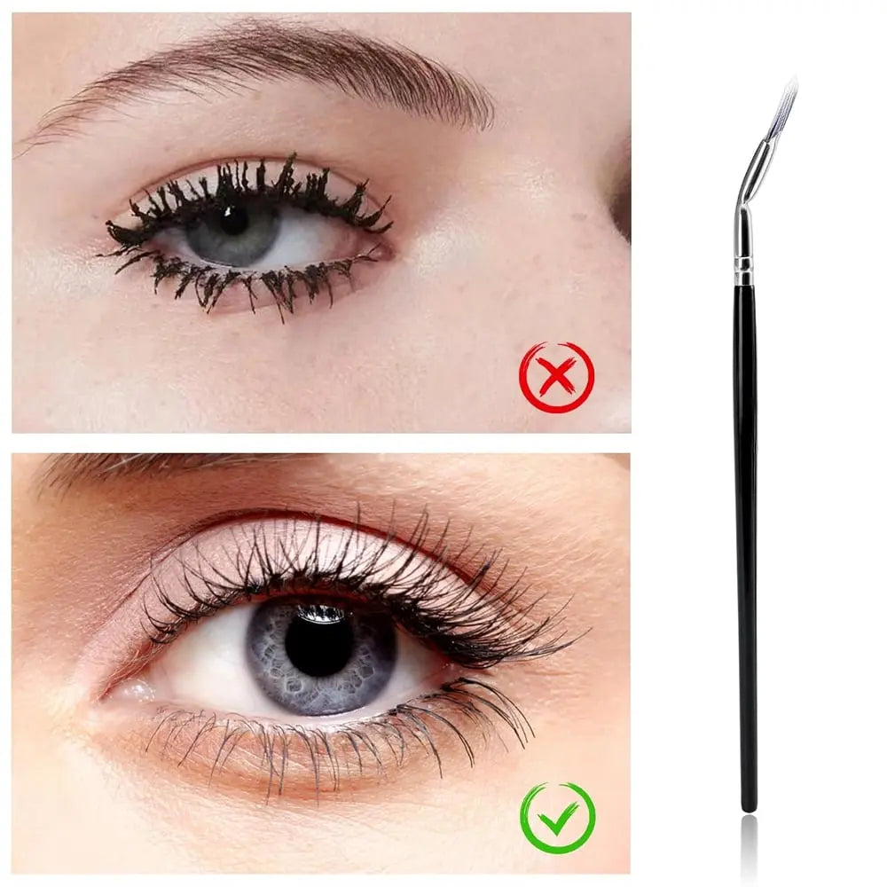 Sikunuo |  I Folding Eyelash Brush with Angled Head – Perfect for Hectic Mornings