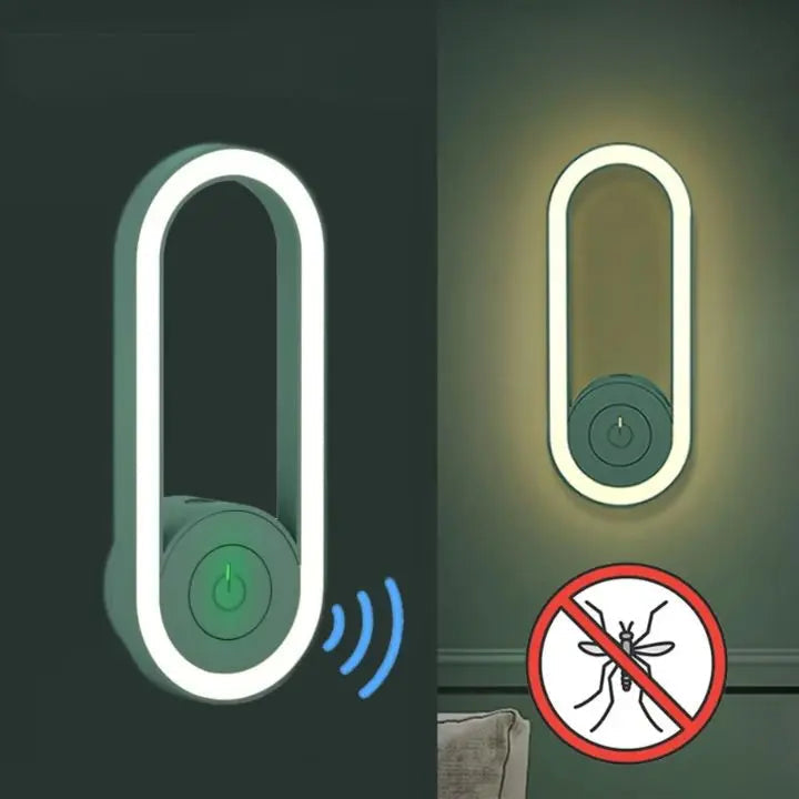 Sikunuo | Compact ultrasound mosquito repellent device with LED light