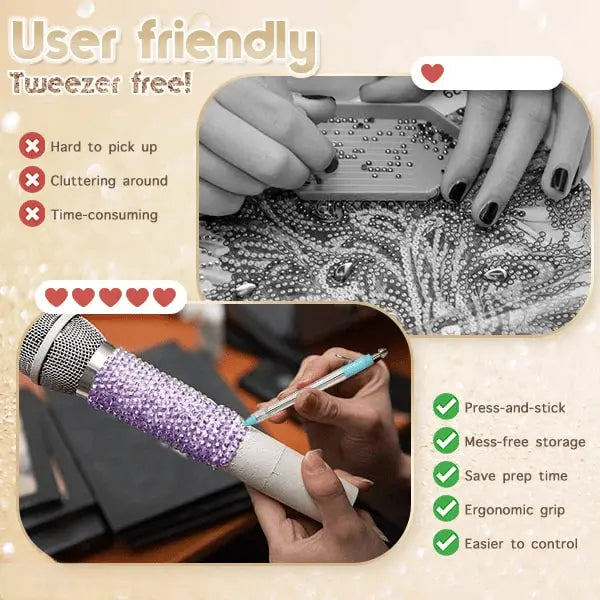 Sikunuo | Complete set for DIY diamond painting with pen