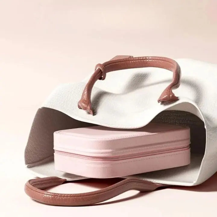 Sikunuo | Cosmetic case with LED mirror – Makeup & Organize anywhere