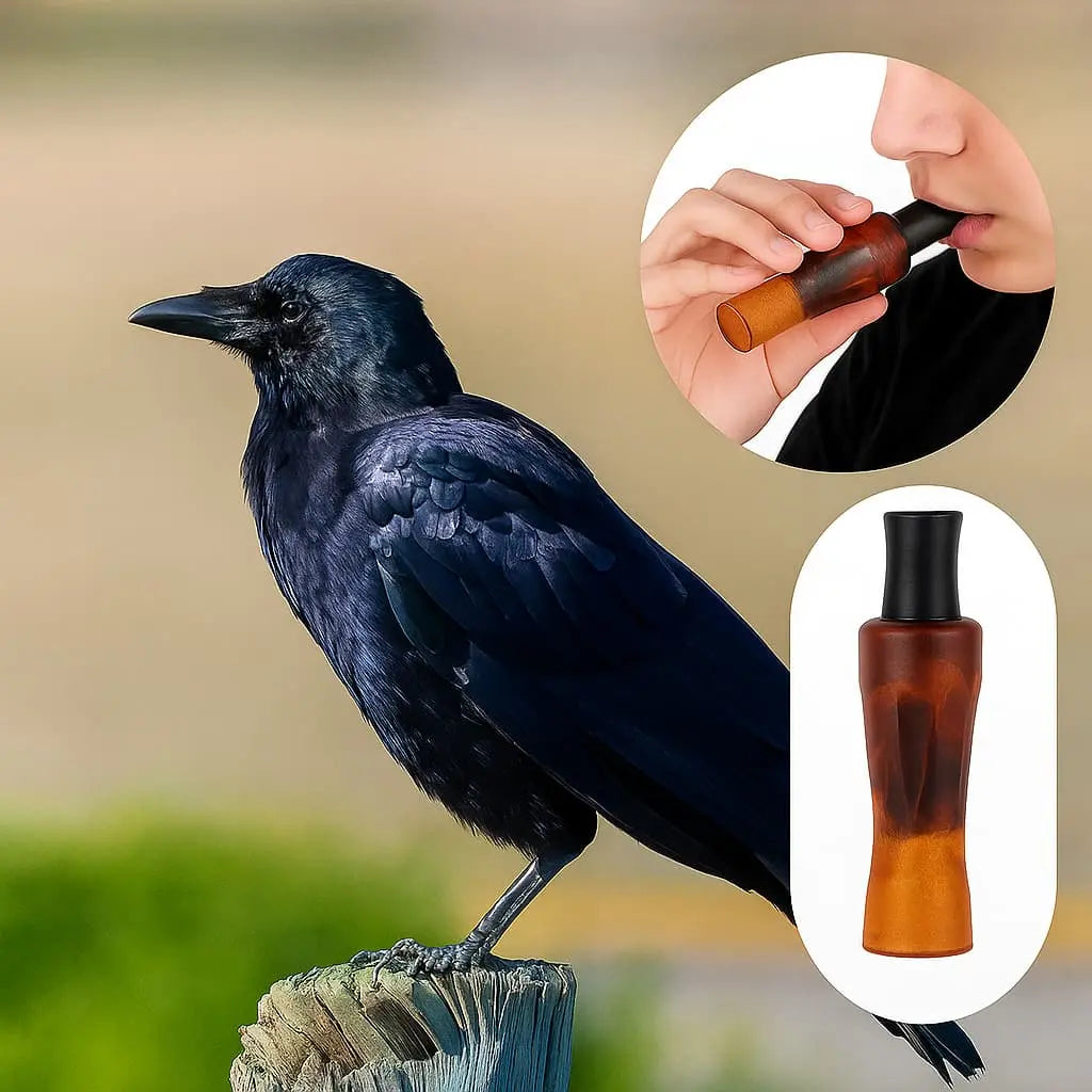 Sikunuo | Crow Decoy Whistle for Hunting, Nature & Training – Realistic Sound from the Pocket