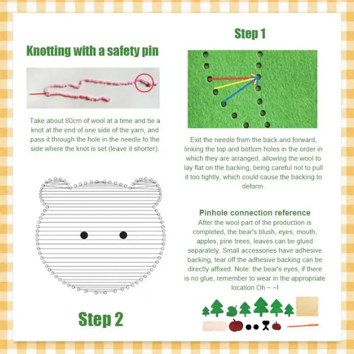 Sikunuo | Creative Sewing Kit – Fun & Easy for All Ages (3 pcs)