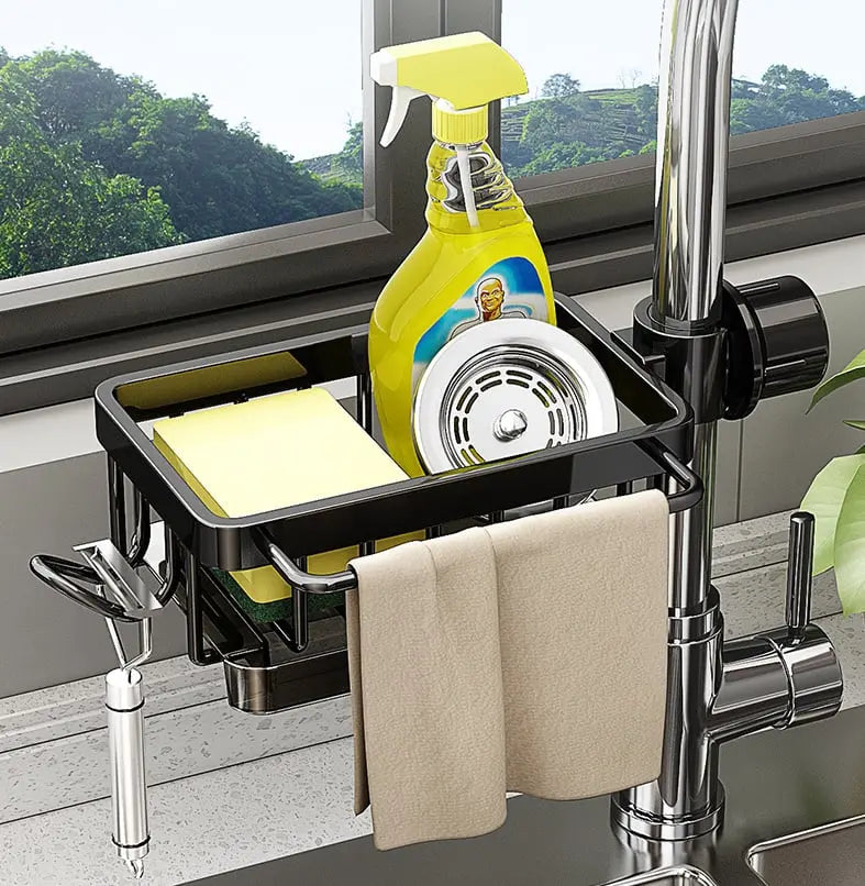 Sikunuo | Kitchen organizer for faucet – space-saving & rust-free