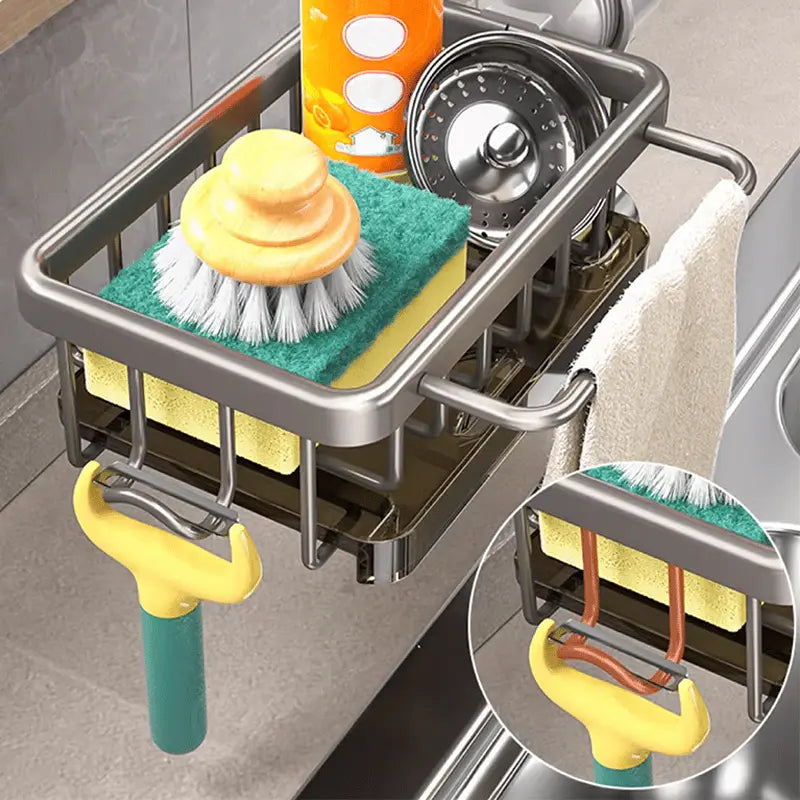 Sikunuo | Kitchen organizer for faucet – space-saving & rust-free