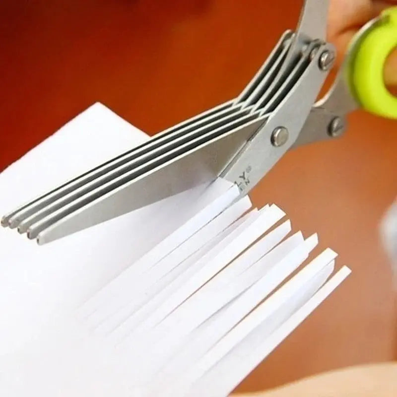 Sikunuo | Kitchen scissors with 5 blades – Saves time & replaces tedious chopping