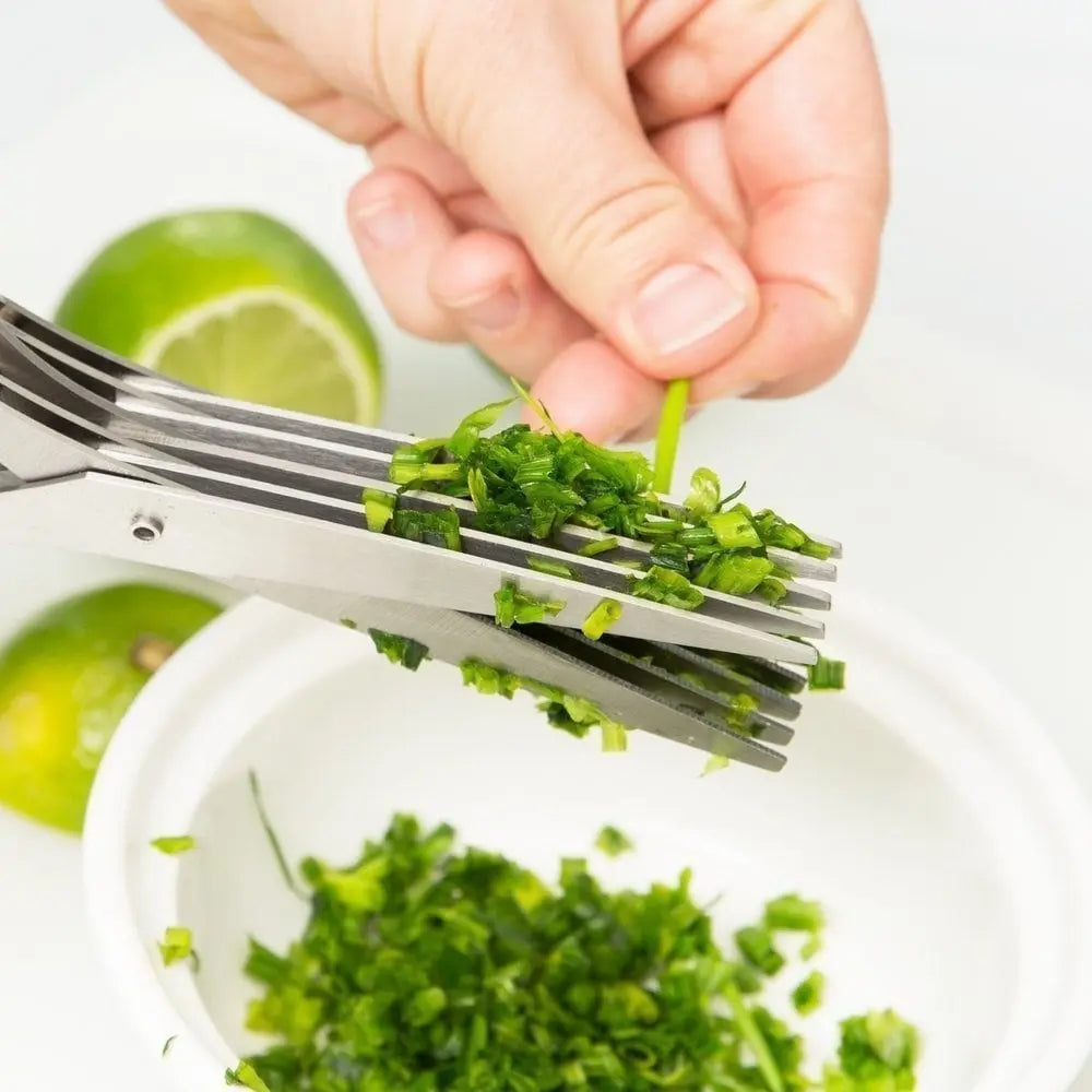 Sikunuo | Kitchen scissors with 5 blades – Saves time & replaces tedious chopping