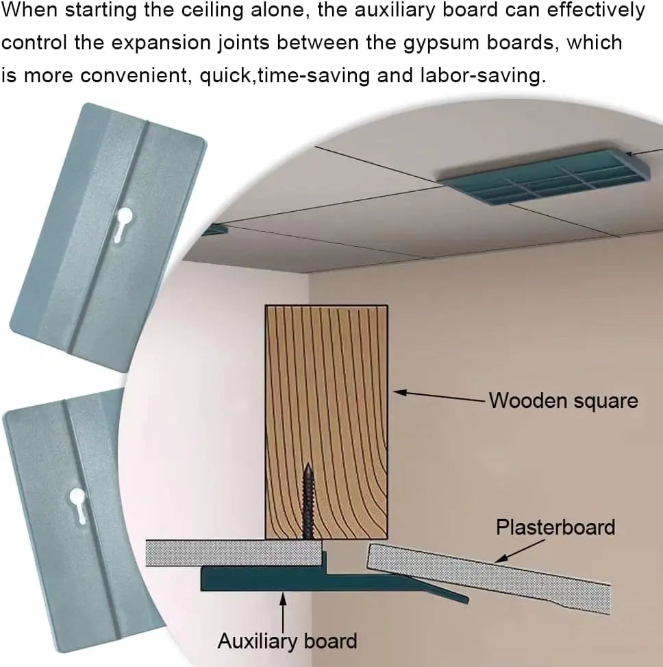 Sikunuo | Plastic ceiling panel mounting plates for easy one-person installation