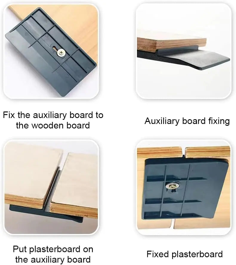 Sikunuo | Plastic ceiling panel mounting plates for easy one-person installation