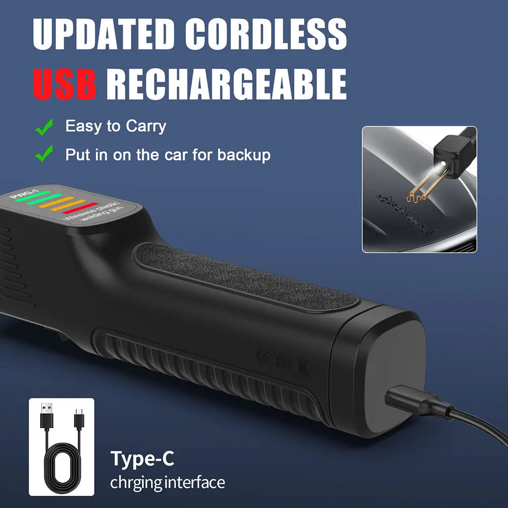 Sikunuo | Plastic Welding Machine – Rechargeable with 200 Clips