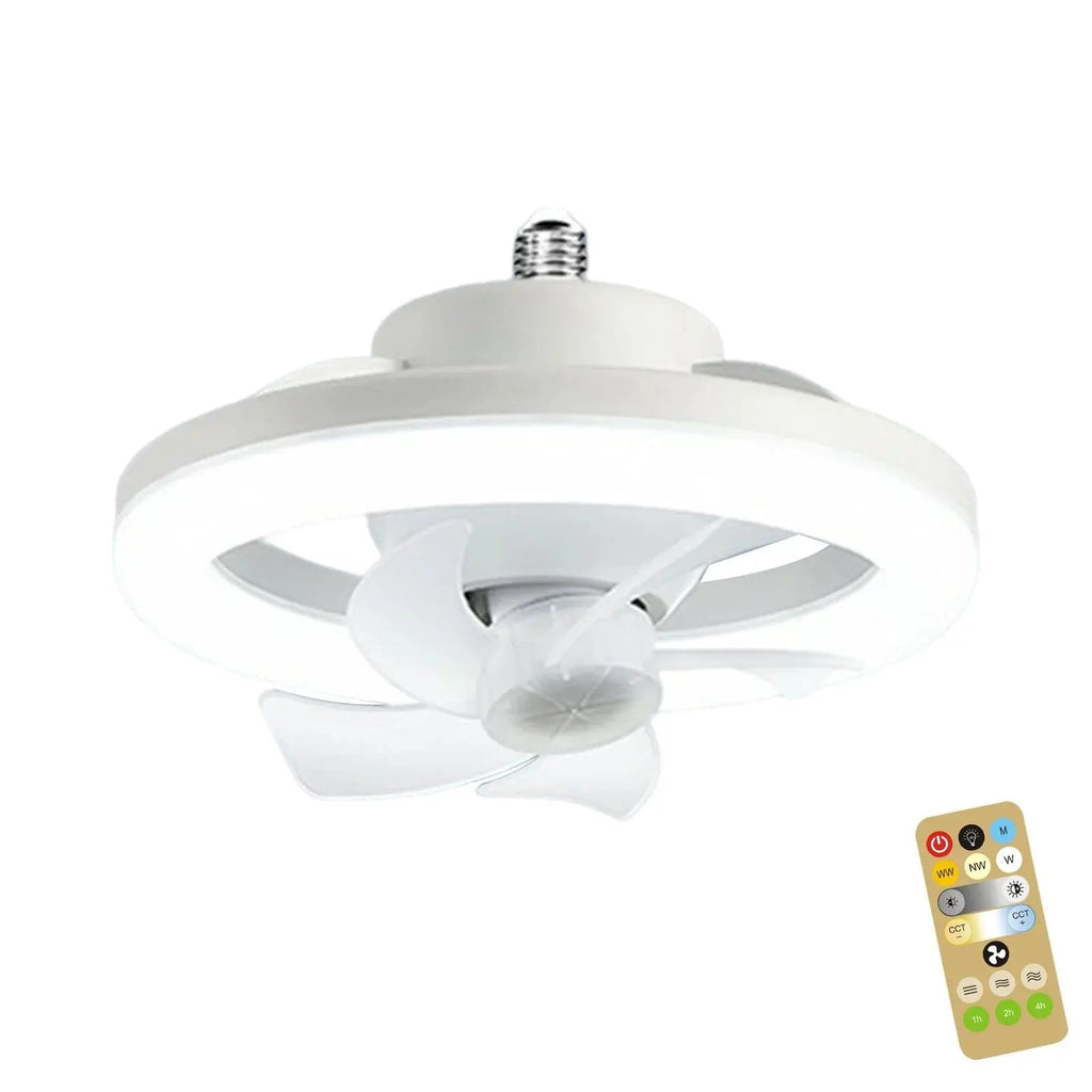Sikunuo | LED ceiling fan with remote control – Quiet & Stylish Cooling