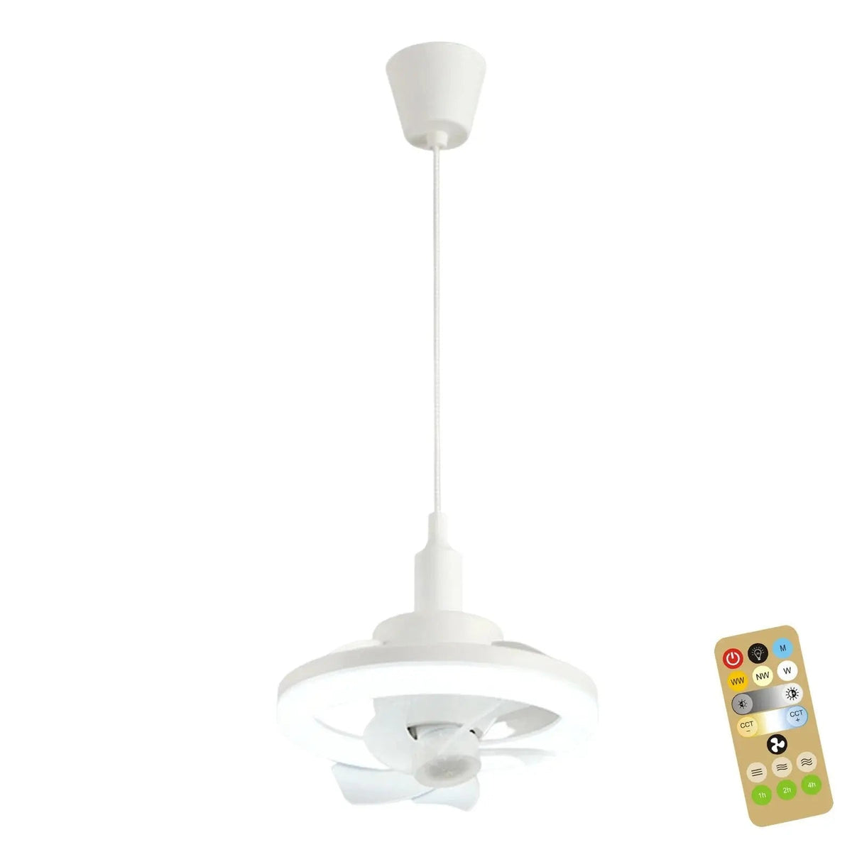 Sikunuo | LED ceiling fan with remote control – Quiet & Stylish Cooling