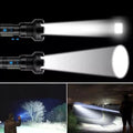 Sikunuo | LED flashlight with laser – rechargeable & robust