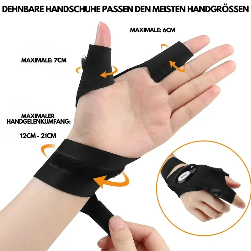 Sikunuo | LED flashlight gloves