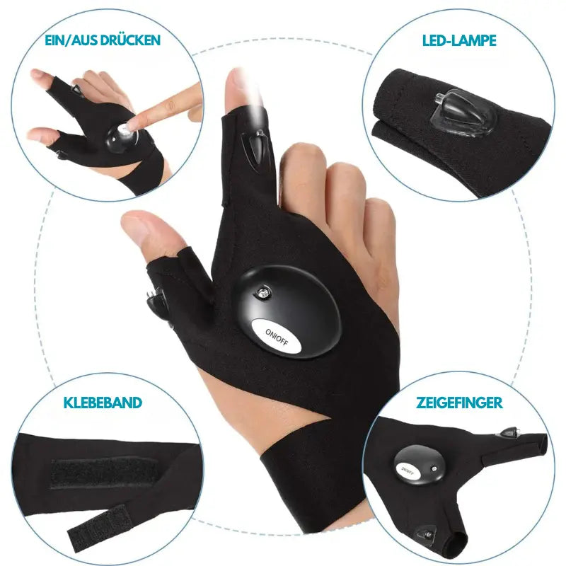 Sikunuo | LED flashlight gloves