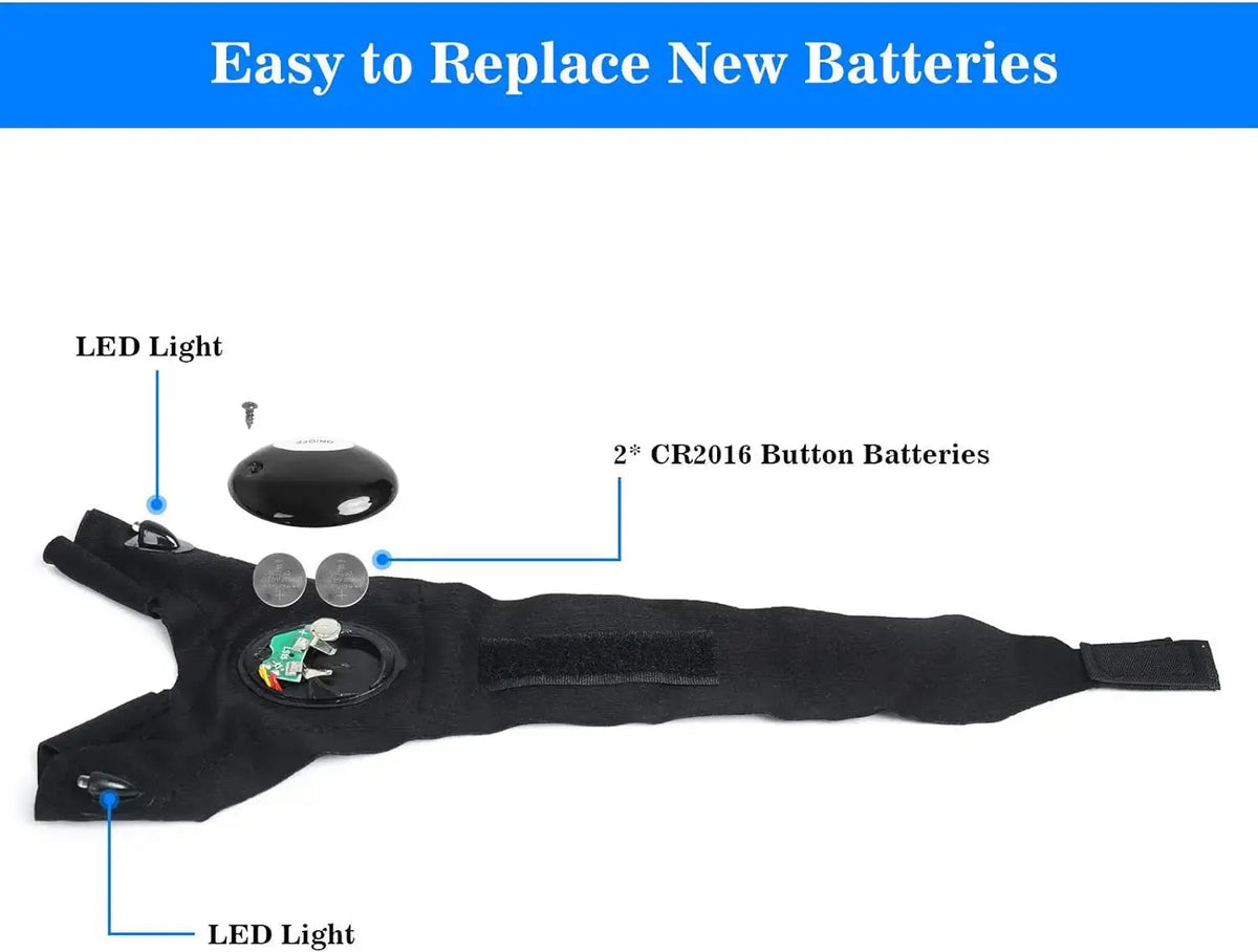 Sikunuo | LED Flashlight Gloves – Hands-Free Light for Any Task