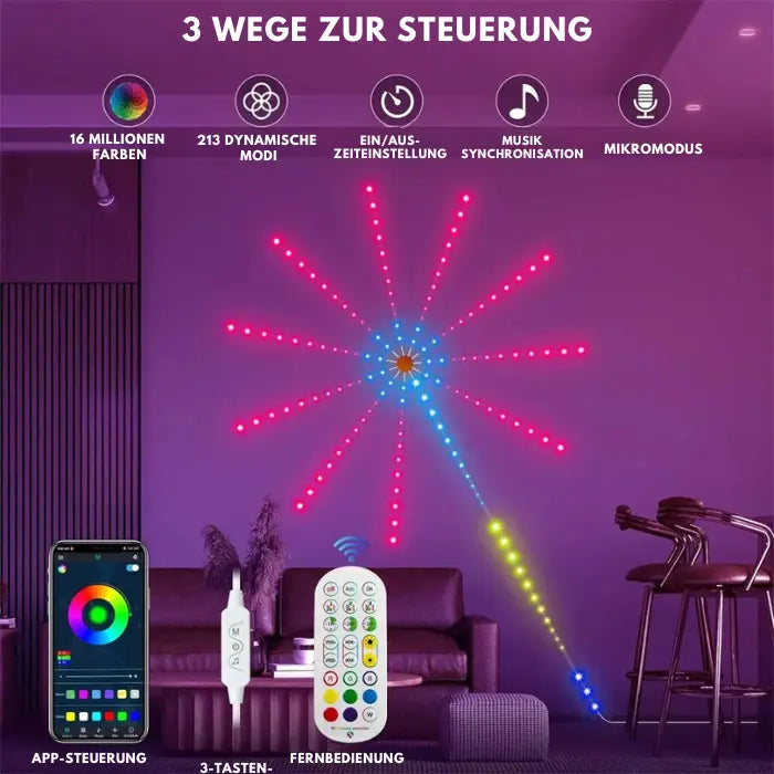 Sikunuo | LED fairy lights with firework effect