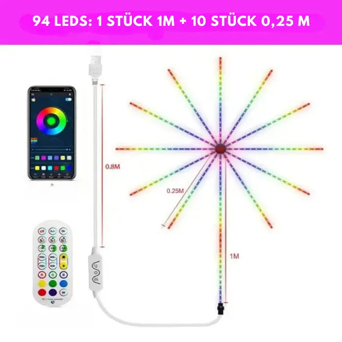 Sikunuo | LED fairy lights with firework effect
