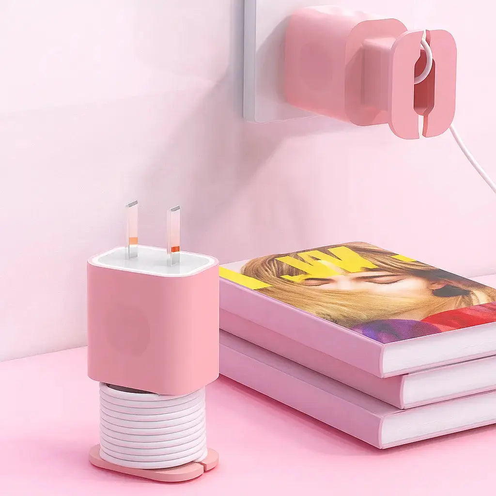 Sikunuo | Charger adapter pRedection made of silicone – For Apple 20W/18W, pRedects & cools