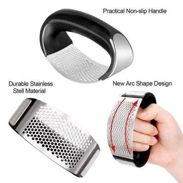 Sikunuo | Durable garlic press made of stainless steel for effortless crushing