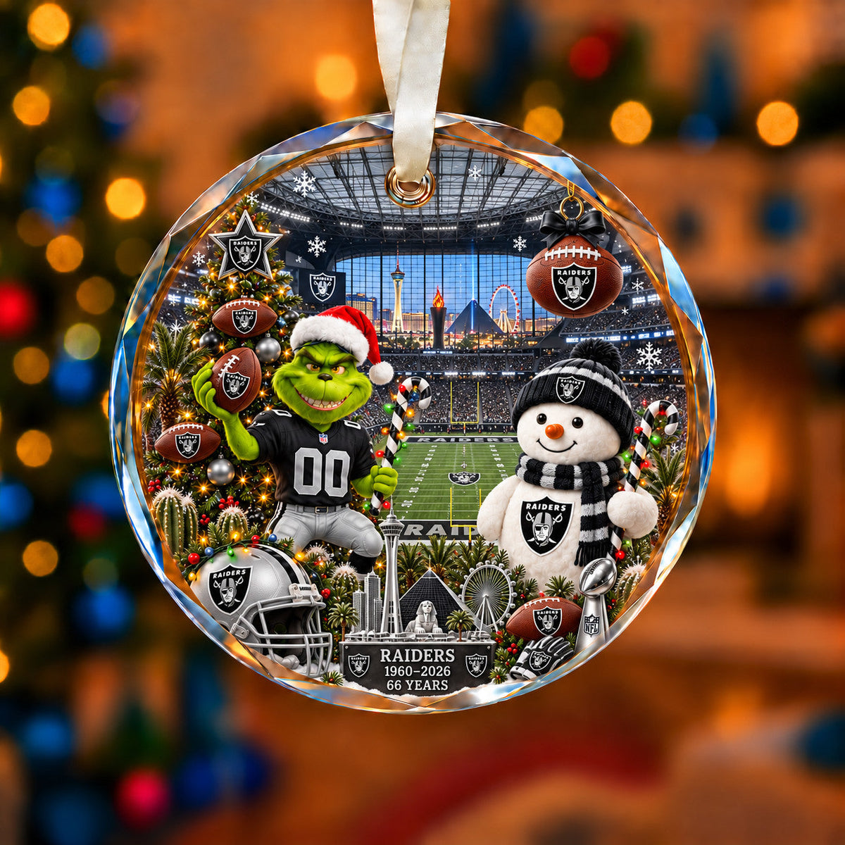 Football Teams Christmas Ornament – Acrylic Keepsake