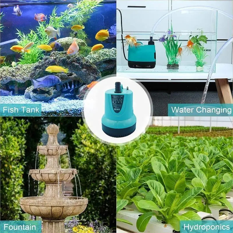 Sikunuo | Leise submersible pump for aquariums, fountains, and hydroponic systems