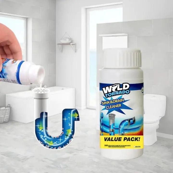 Sikunuo | Powerful Drain Cleaner – Removes Grease, Hair & Clogs