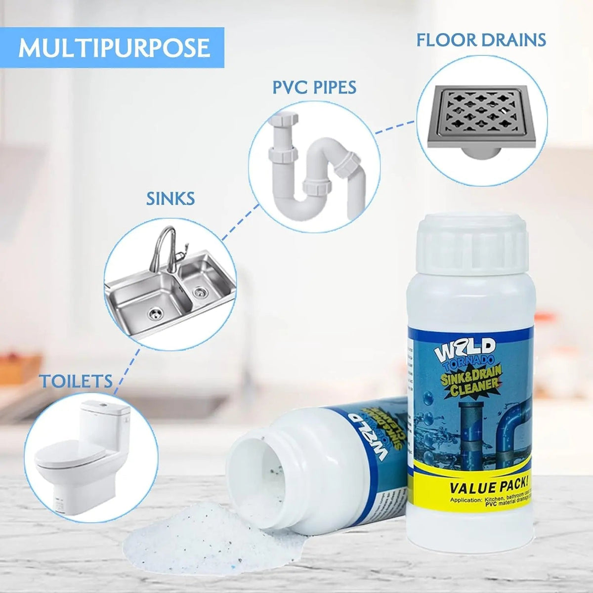 Sikunuo | Powerful drain cleaner against stubborn blockages