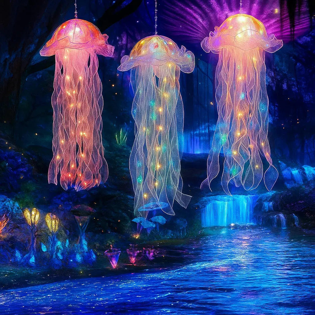 Sikunuo | Glowing Jellyfish Decorative Light for Atmospheric Ambiance