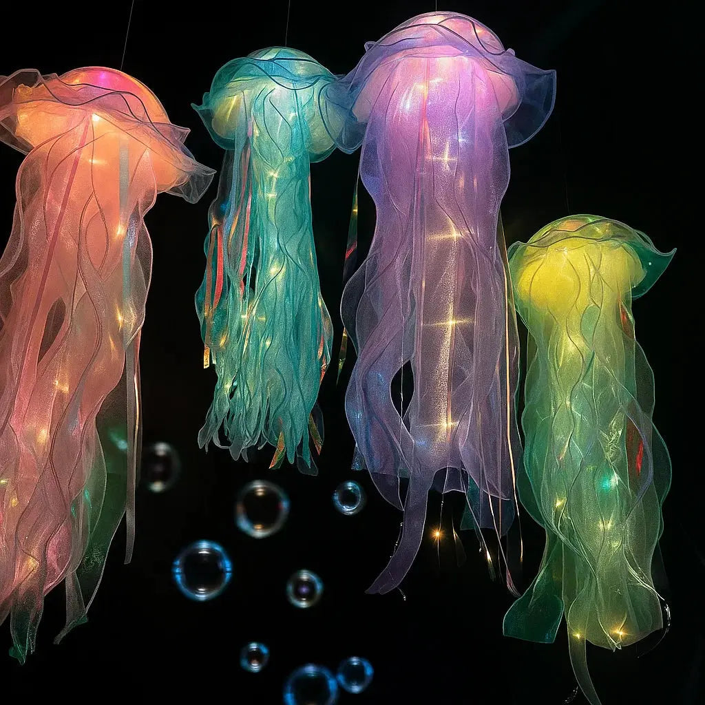 Sikunuo | Glowing Jellyfish Decorative Light for Atmospheric Ambiance