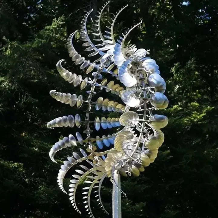 Sikunuo | Magical Metal Wind Sculpture – Fascinating Garden Decoration
